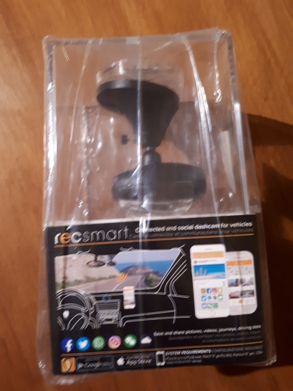 RoadEyes recSMART Dashcam - Caméra connectée pour voiture - Caméra